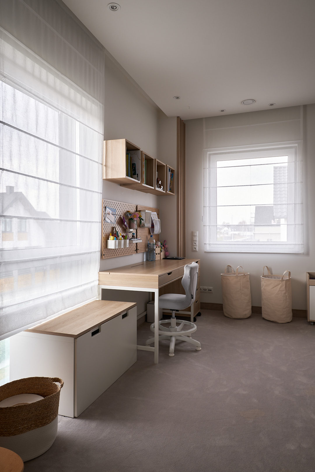 Roleta rzymska w pokoju dzieciecym